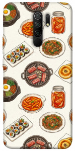 Чохол Korean food для Xiaomi Redmi 9