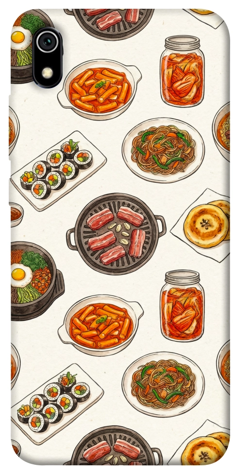 Чохол Korean food для Xiaomi Redmi 7A