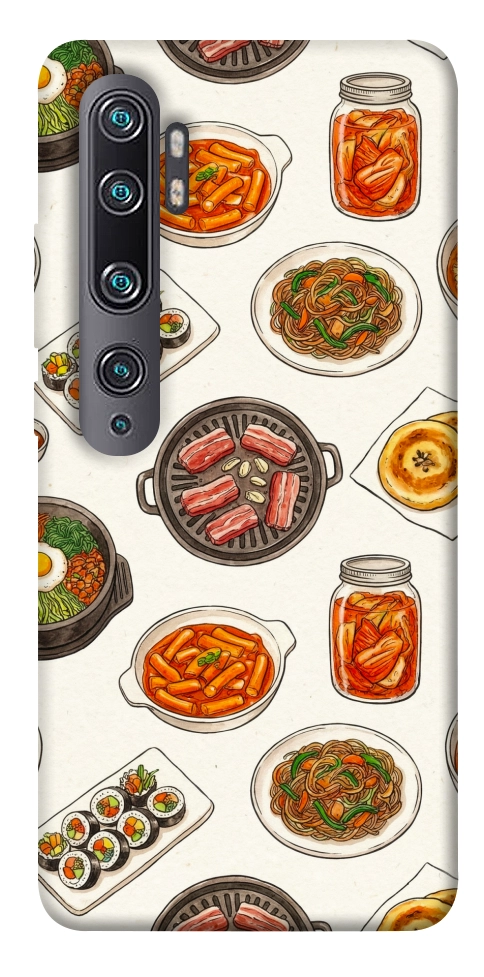 Чехол Korean food для Xiaomi Mi Note 10