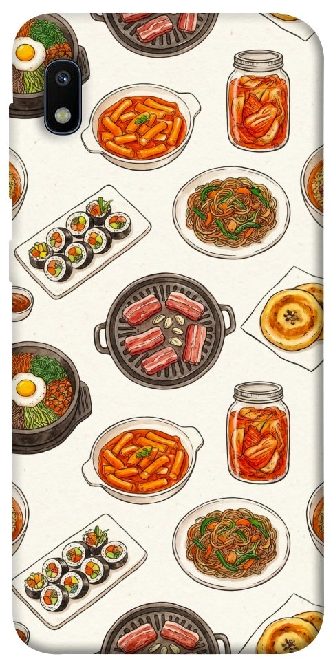 Чехол Korean food для Galaxy A10 (A105F)