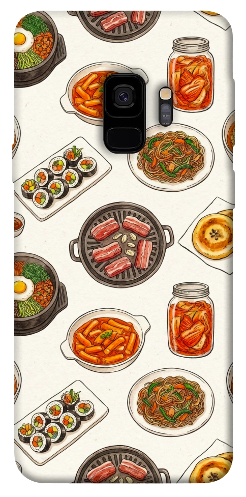 Чехол Korean food для Galaxy S9