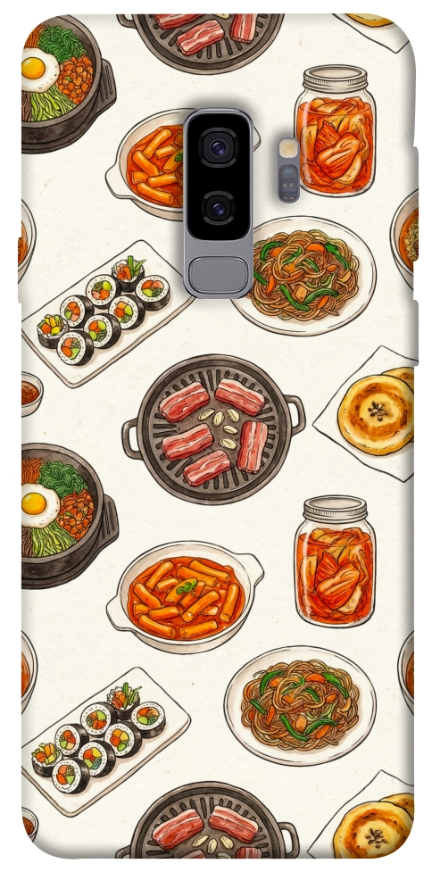 Чехол Korean food для Galaxy S9+
