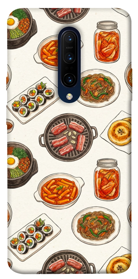 Чехол Korean food для OnePlus 7 Pro
