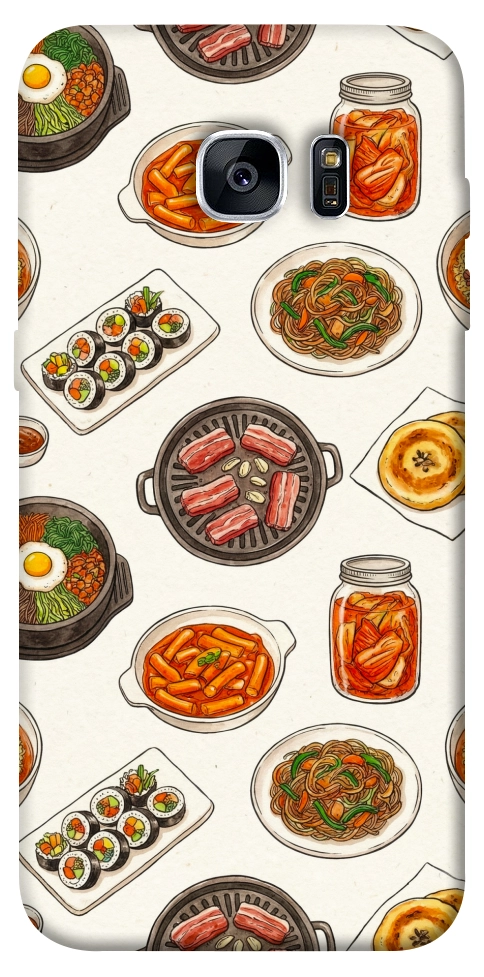 Чохол Korean food для Galaxy S7 Edge