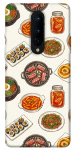 Чохол Korean food для OnePlus 8