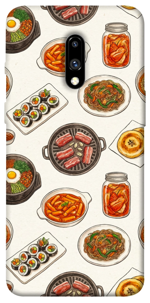 Чехол Korean food для OnePlus 7