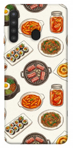 Чохол Korean food для Galaxy A21