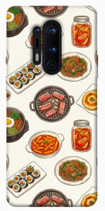 Чехол Korean food для OnePlus 8 Pro