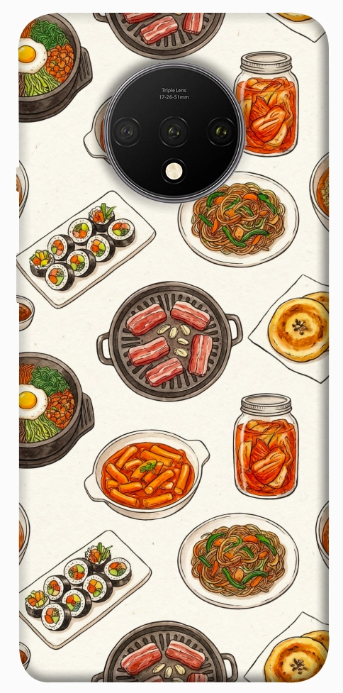 Чехол Korean food для OnePlus 7T