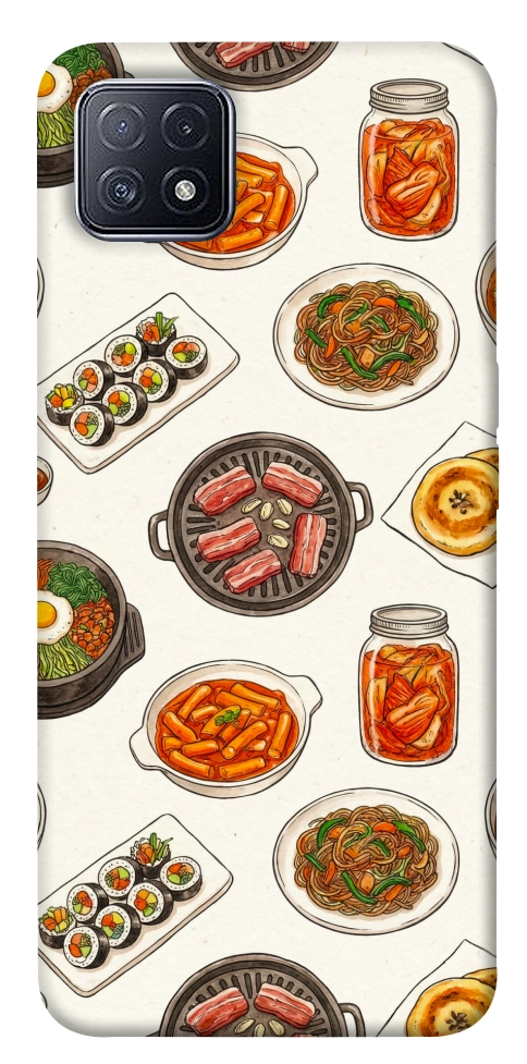 Чехол Korean food для Oppo A73