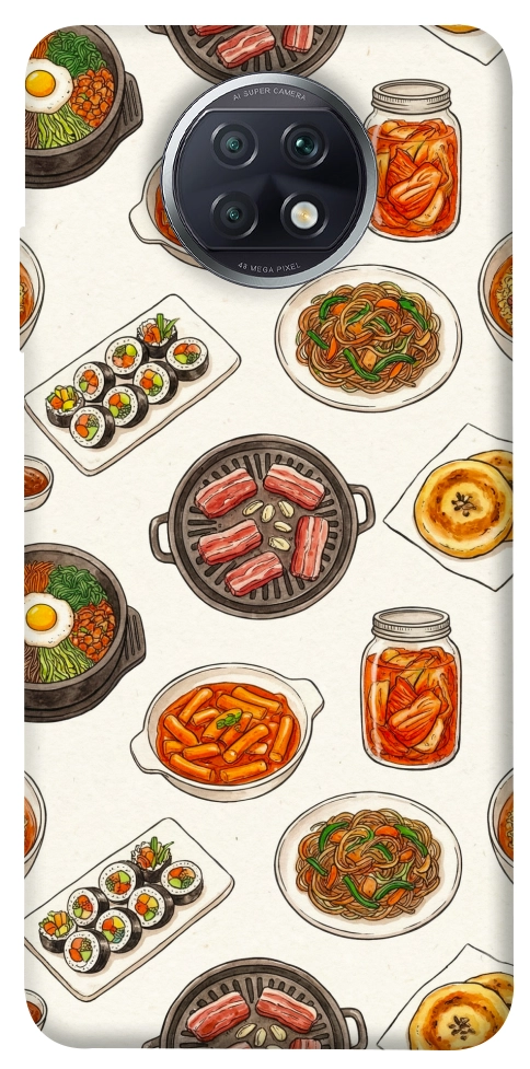 Чехол Korean food для Xiaomi Redmi Note 9T