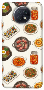 Чехол Korean food для Xiaomi Redmi Note 9 5G