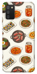 Чохол Korean food для Galaxy A02s