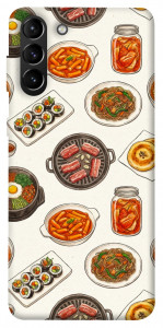 Чехол Korean food для Galaxy S21+