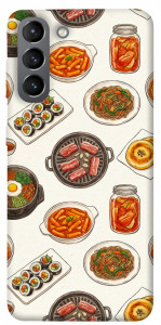 Чехол Korean food для Galaxy S21
