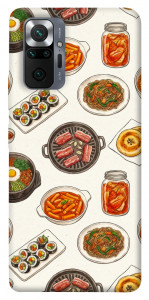 Чохол Korean food для Xiaomi Redmi Note 10 Pro