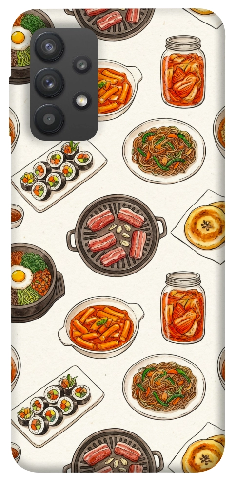 Чехол Korean food для Galaxy A32 4G
