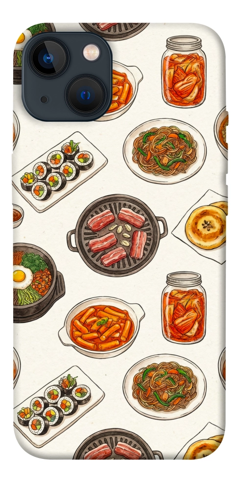 Чехол Korean food для iPhone 13