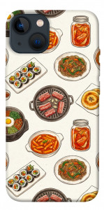 Чехол Korean food для iPhone 13