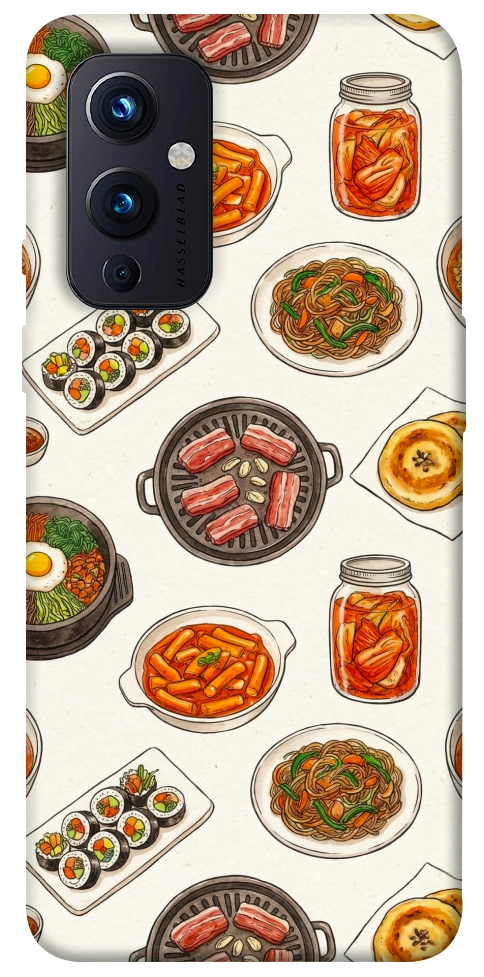 Чехол Korean food для OnePlus 9
