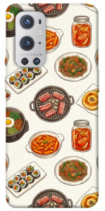 Чехол Korean food для Oneplus 9 pro