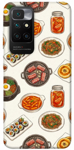 Чехол Korean food для Xiaomi Redmi 10