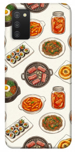 Чохол Korean food для Galaxy A03s