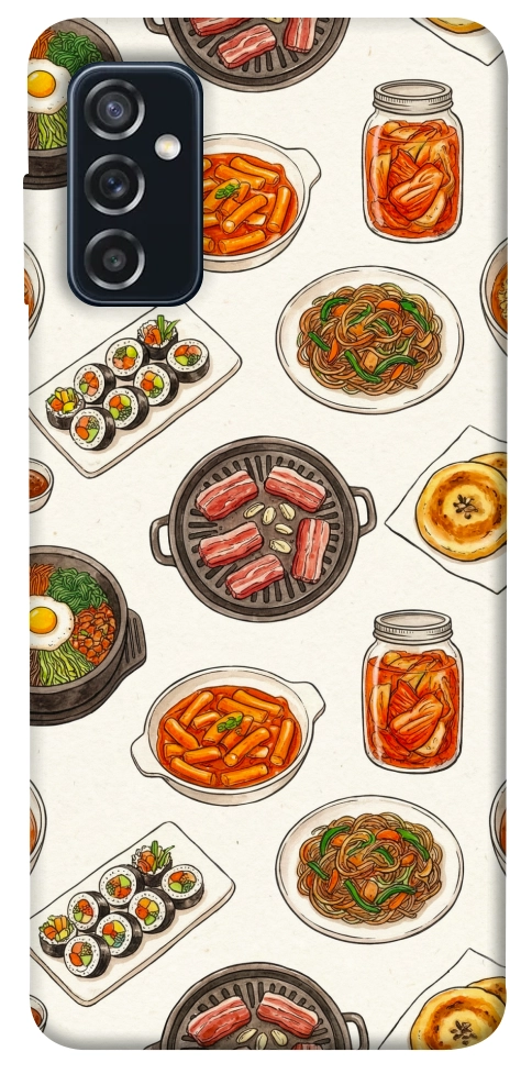 Чохол Korean food для Galaxy M52