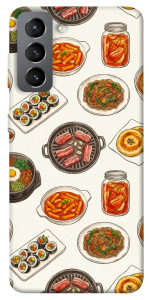 Чехол Korean food для Galaxy S21 FE