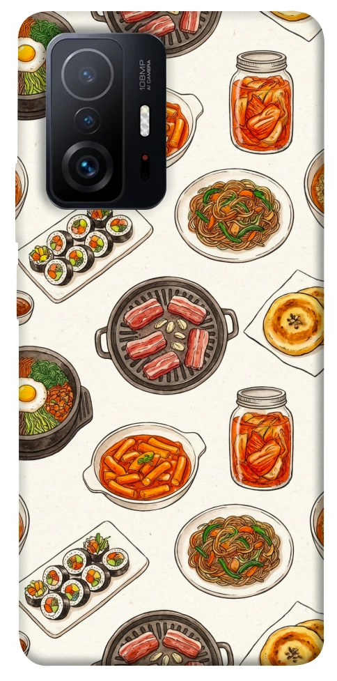 Чехол Korean food для Xiaomi 11T