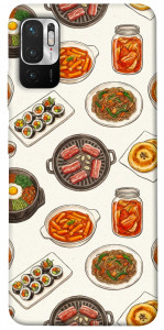 Чехол Korean food для Xiaomi Redmi Note 10 5G