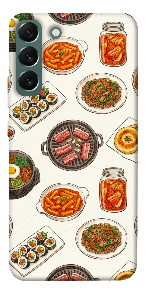 Чохол Korean food для Galaxy S22+