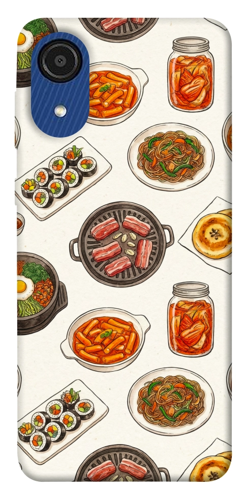 Чохол Korean food для Galaxy A03 Core