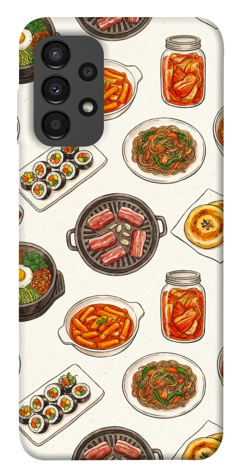 Чехол Korean food для Galaxy A13 4G