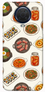 Чехол Korean food для Nokia G10