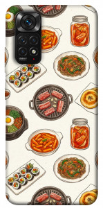 Чехол Korean food для Xiaomi Redmi Note 11S