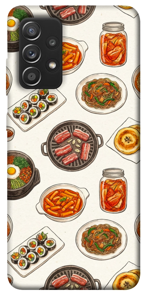 Чехол Korean food для Galaxy A52s