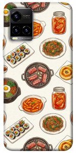 Чохол Korean food для Vivo Y33s