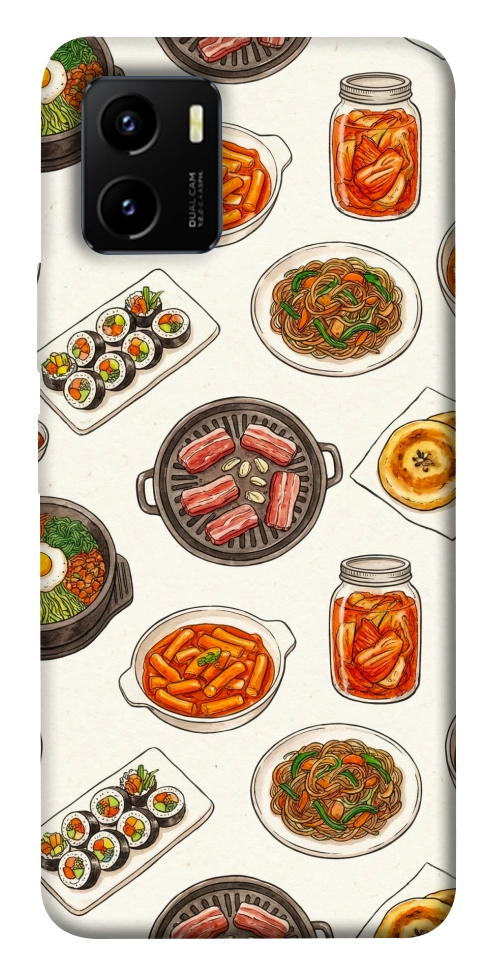 Чохол Korean food для Vivo Y15s