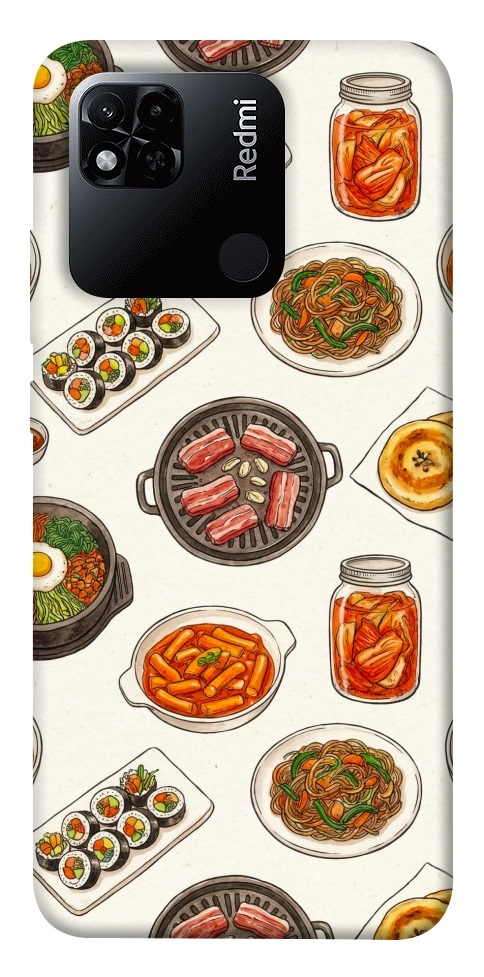 Чехол Korean food для Xiaomi Redmi 10A