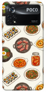 Чохол Korean food для Xiaomi Poco X4 Pro