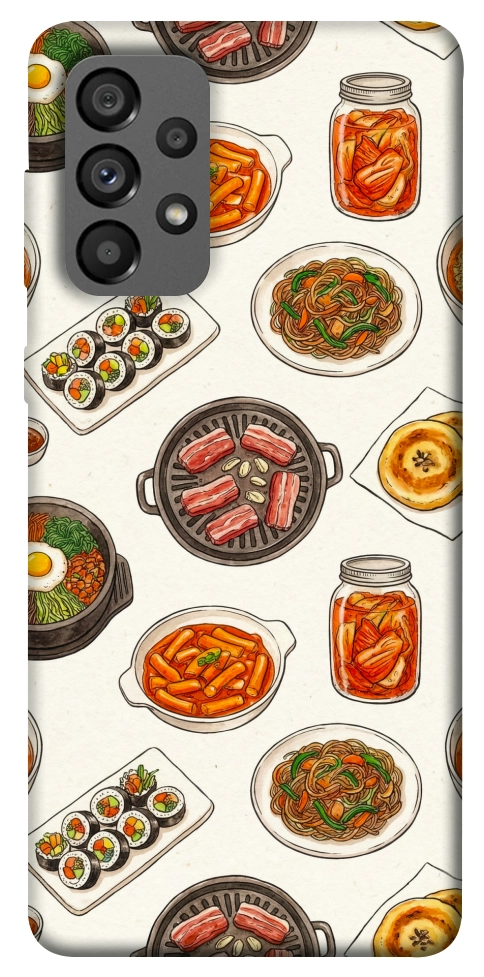 Чехол Korean food для Galaxy A73 5G