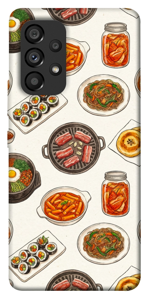 Чехол Korean food для Galaxy A53