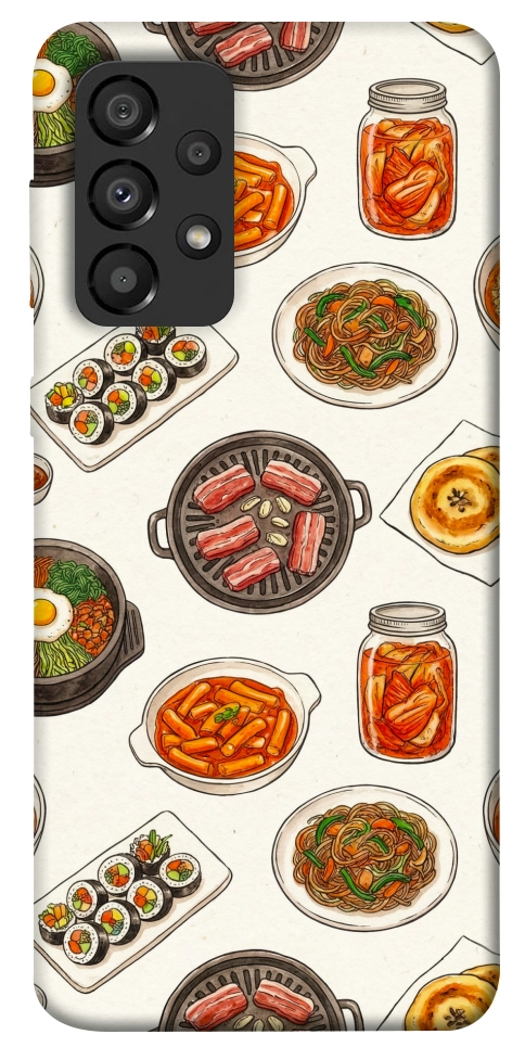 Чехол Korean food для Galaxy A33 5G
