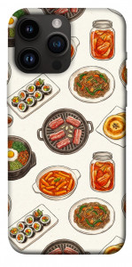 Чехол Korean food для iPhone 14 Pro Max