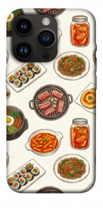 Чехол Korean food для iPhone 14 Pro