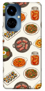 Чехол Korean food для TECNO Camon 19 Pro (CI8n)