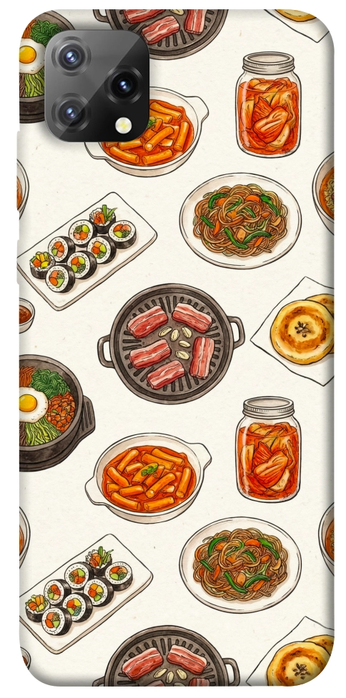 Чехол Korean food для Blackview A55