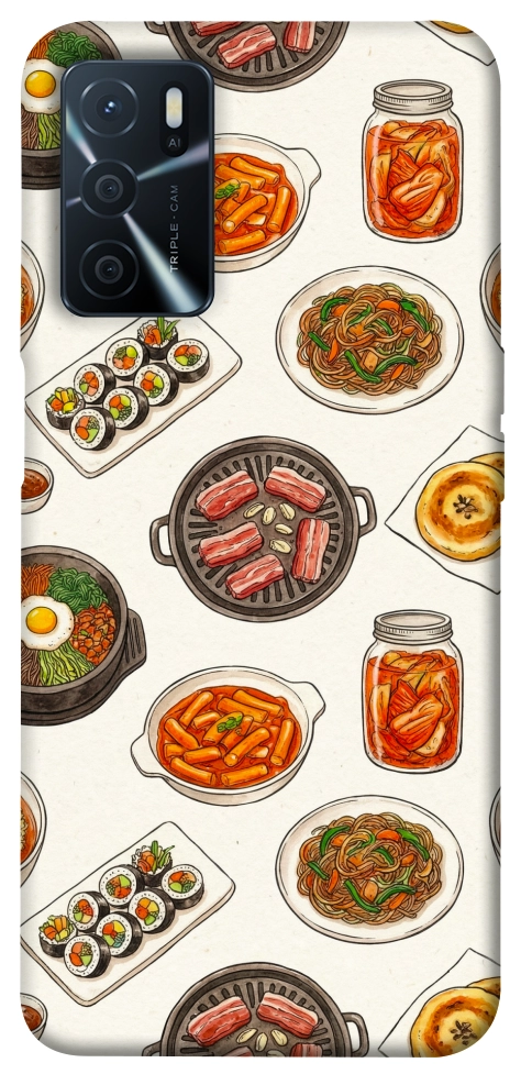 Чехол Korean food для Oppo A54s