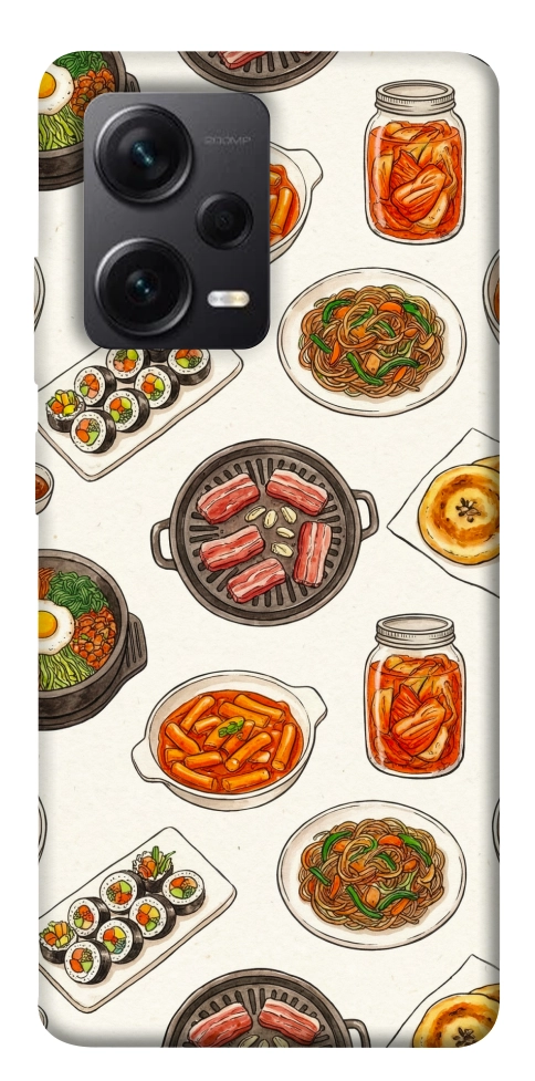 Чохол Korean food для Xiaomi Redmi Note 12 Pro 5G